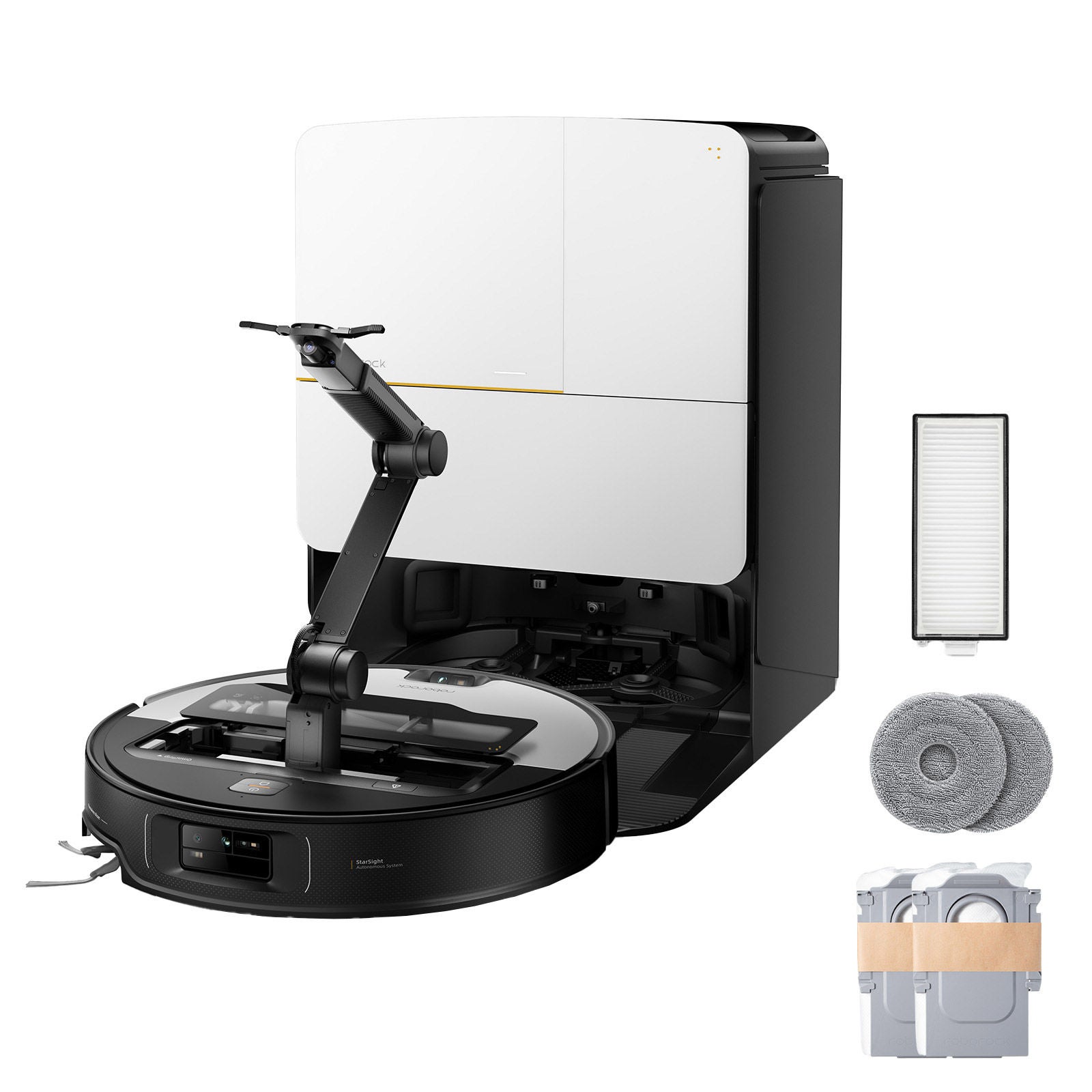 Roborock Saros Z70 Robot Vacuum and Mop with OmniGrip Arm and
