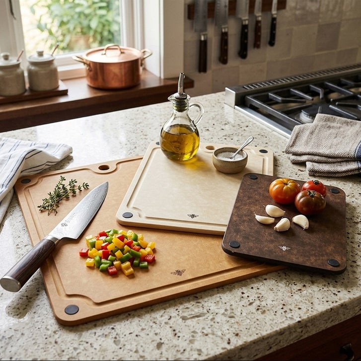 MIU 3-piece Wood Fiber Cutting Board | Costco