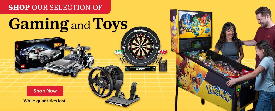 Shop our Selection of Gaming and Toys. Shop Now. While quantities last.