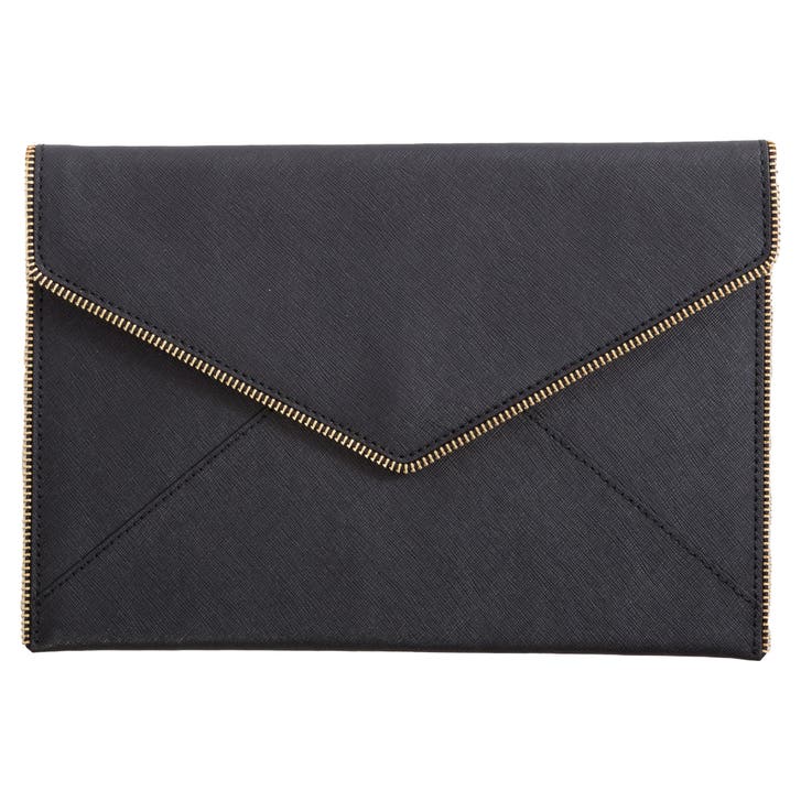 Rebecca Minkoff Leo Clutch, Black | Costco