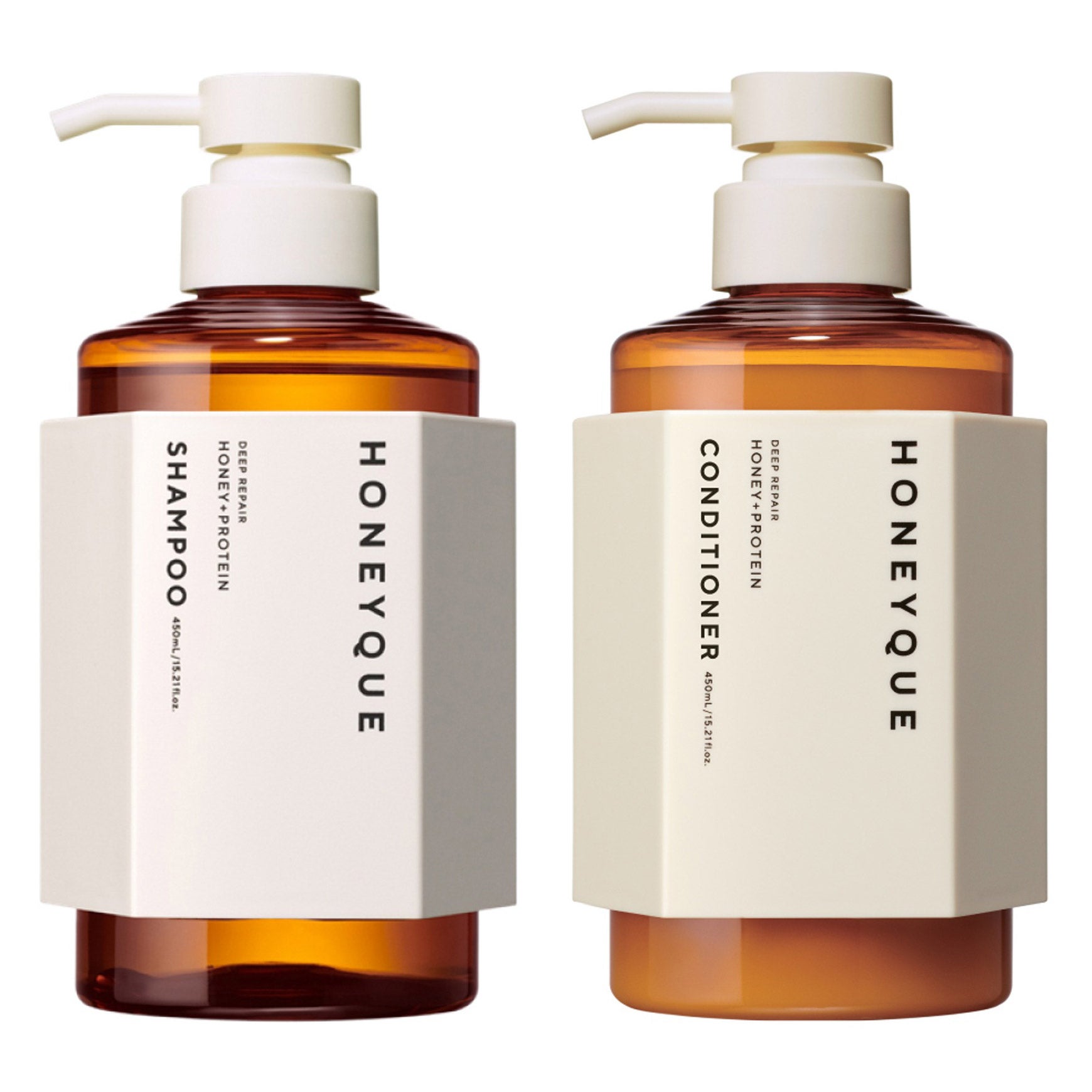 Honeyque Deep Repair Shampoo & Conditioner, 15.2 fl oz, 2-pack