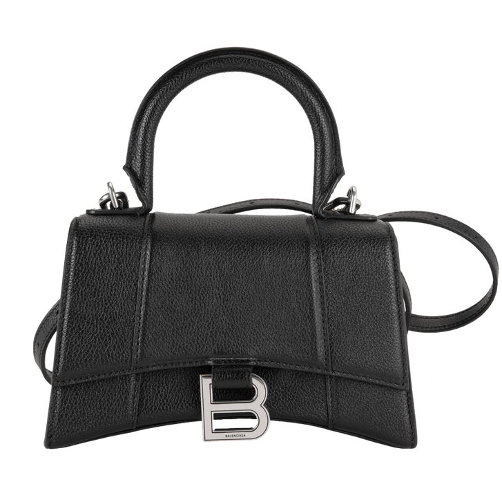 Balenciaga Hourglass Top Handle XS Bag, Black | Costco