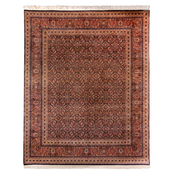 Hand Knotted Area Rug, 8' x 10' Indo Herati | Costco