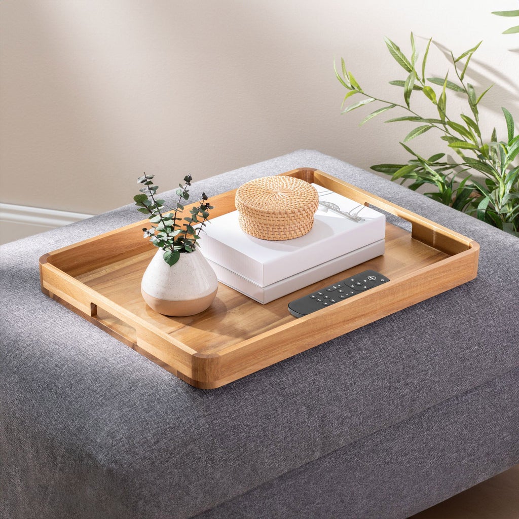 iDESIGN Acacia Wood Serving Tray | Costco