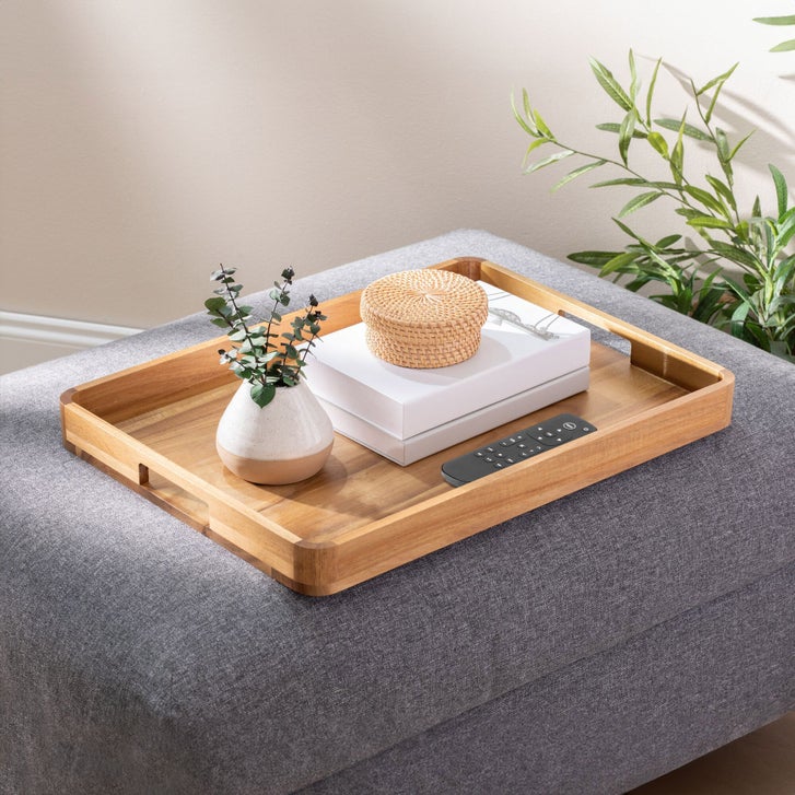 iDESIGN Acacia Wood Serving Tray | Costco