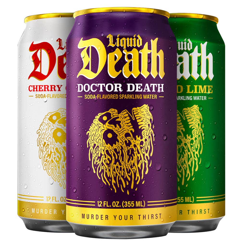 **Liquid Death** Sparkling Water, Variety, 12 fl oz, 24 ct