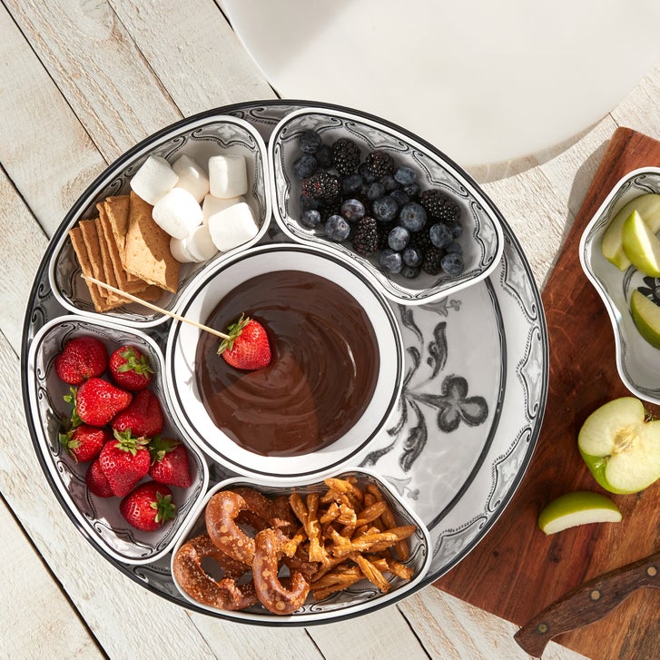 7-piece Melamine Lazy Susan with Cover | Costco