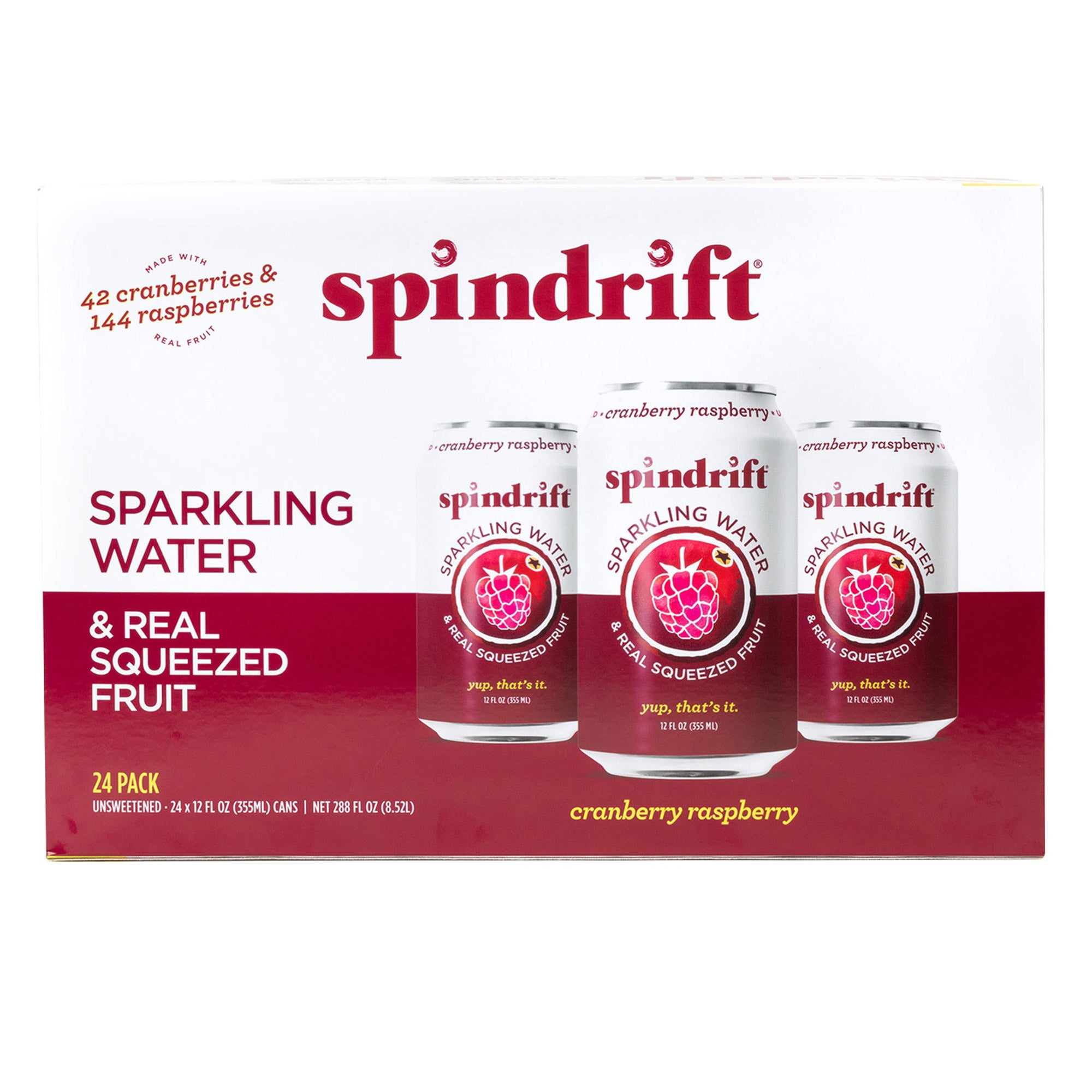 Spindrift Cranberry Raspberry Sparkling Water