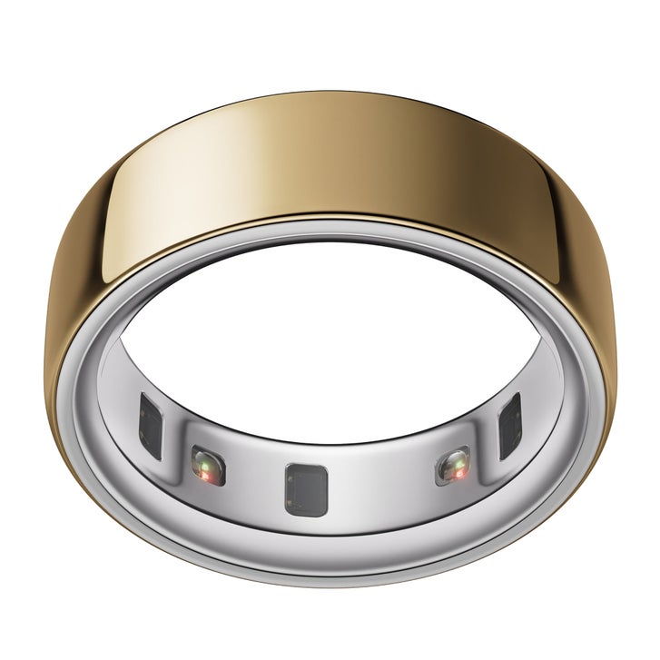 指輪・リング Oura ring4 US12 Oura Ring 4 Gold Smart Ring, Exclusive Bundle, Ring + Additional
