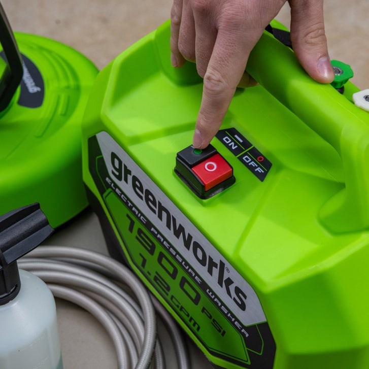 Greenworks 1900 PSI 1.2 GPM Cold Water Electric Pressure Washer