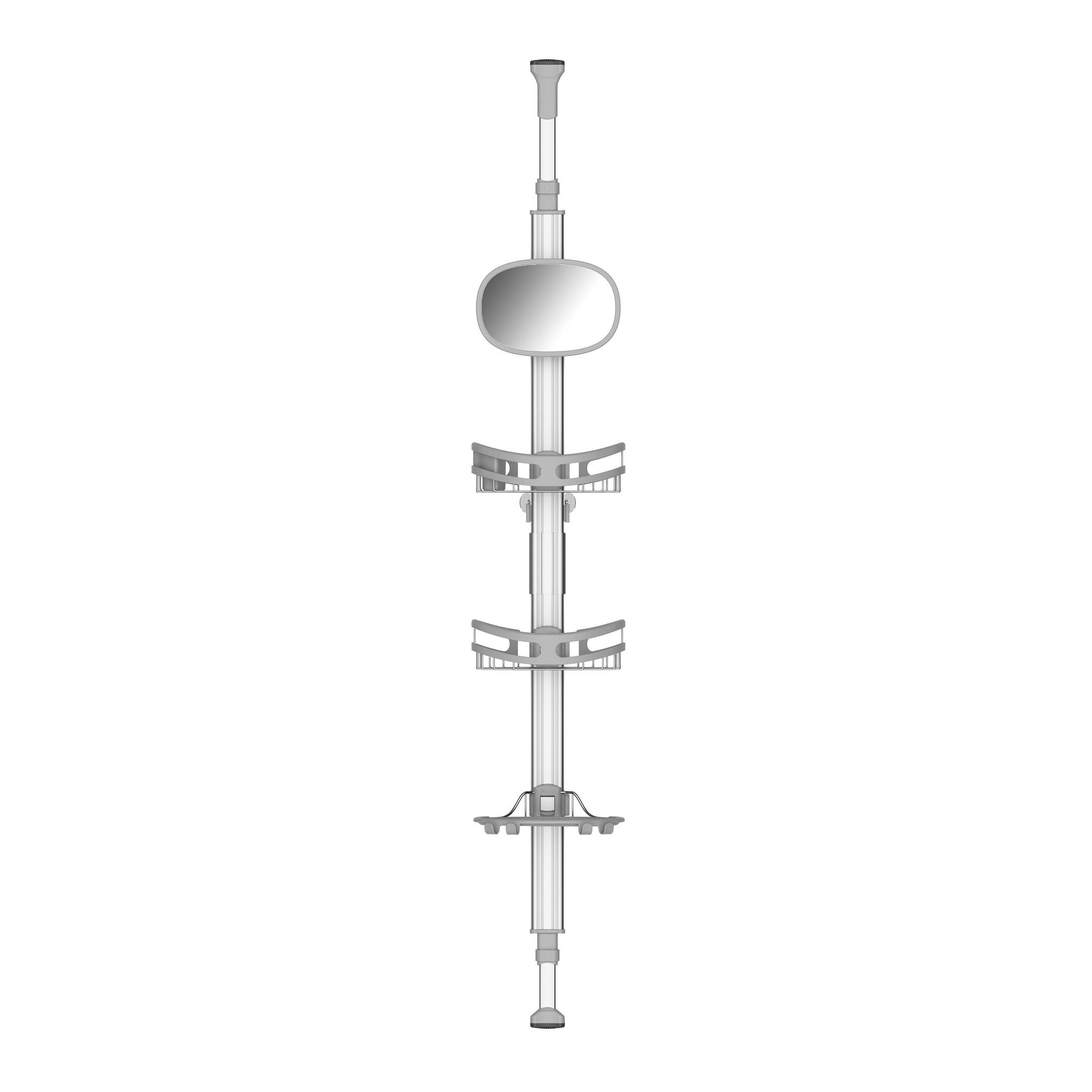 Artika Azzuro Standing Shower Caddy Light Gray | Costco