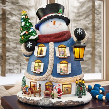 スノーマン 置物 LED 音楽 コストコ クリスマス 47 cm (18.5 in.) Snowman with Music and Story | Costco