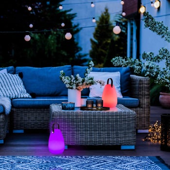 GloGlobe Wireless LED Color Changing Lantern, 2-pack | Costco