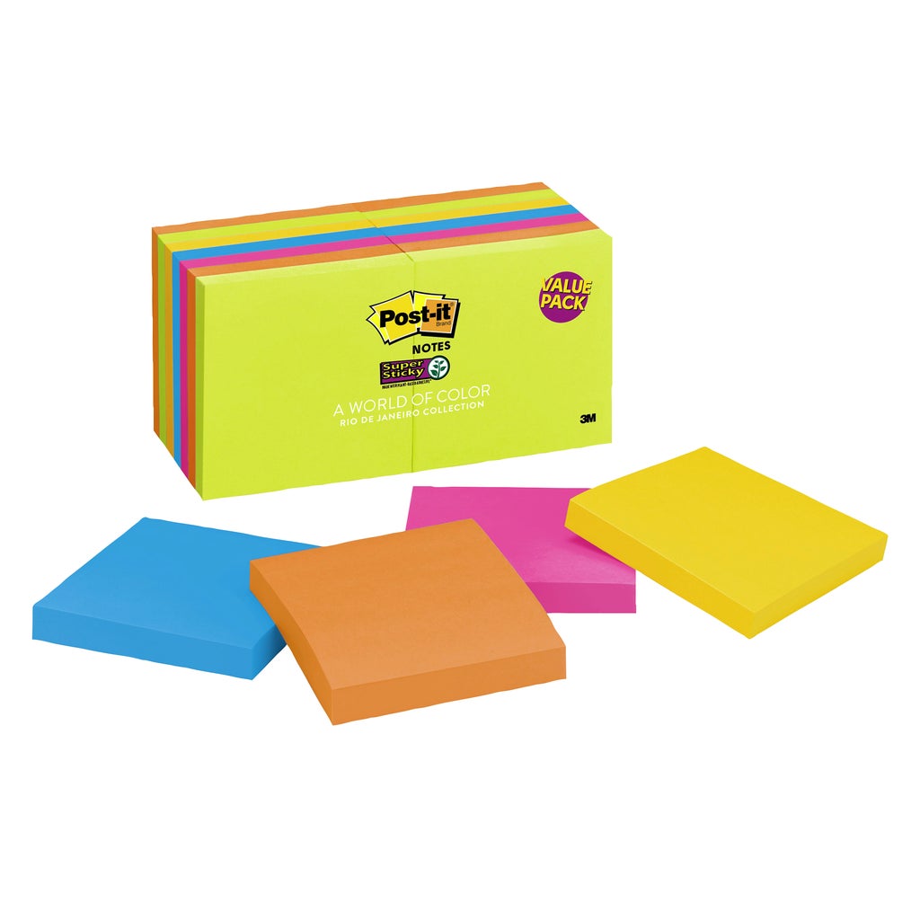 3M Post-it Super Sticky Notes, Pack of 14 | Costco