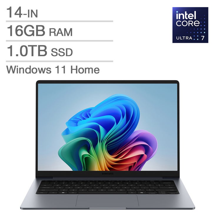 Samsung Galaxy Book 6 Copilot+PC 14.0-in Laptop, Intel Core Ultra