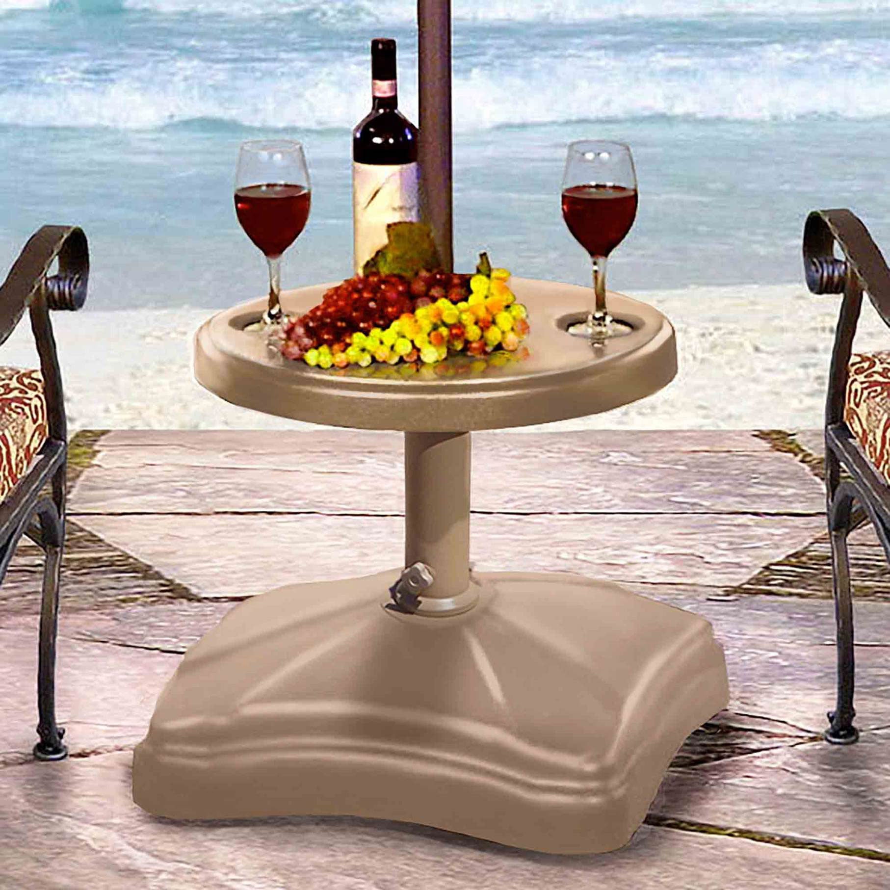 costco portofino umbrella hole patio table Amazon.com: Red Star Traders Comfort 9-Piece Outdoor Dining & Chairs Furniture Set, Laguna Blue : Patio, Lawn & Garden Made from our high performance Riplock 500 fabric. Cadiz Cast Aluminum with Cushions