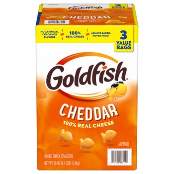Goldfish Baked Snack Crackers, Cheddar, 66 oz