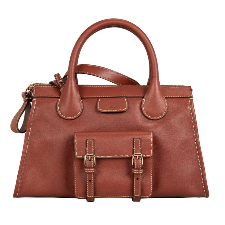 Chloe Med Edith Day Bag, Brown | Costco
