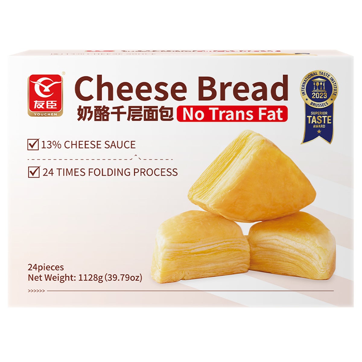 Youchen Cheese Bread, 24-count, 1.65 oz