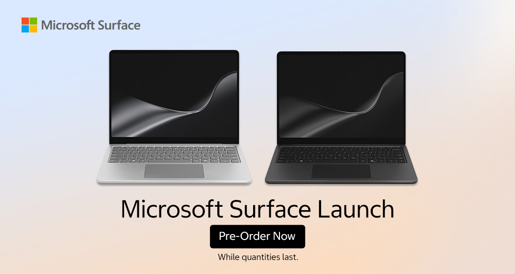 Microsoft Surface Launch. Pre-Order Now. While quantities last.