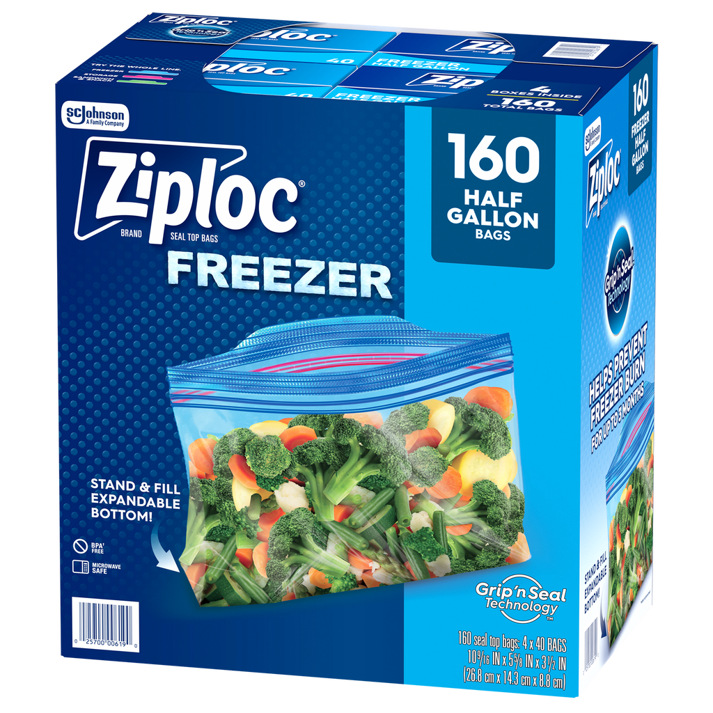✳️良品★ZERO★3×2mmスプリング★ML位★超伸縮ジャージ★鎌倉発★日本製 Ziploc Grip 'n Seal Freezer Bags, Half Gallon, 160 ct | Costco