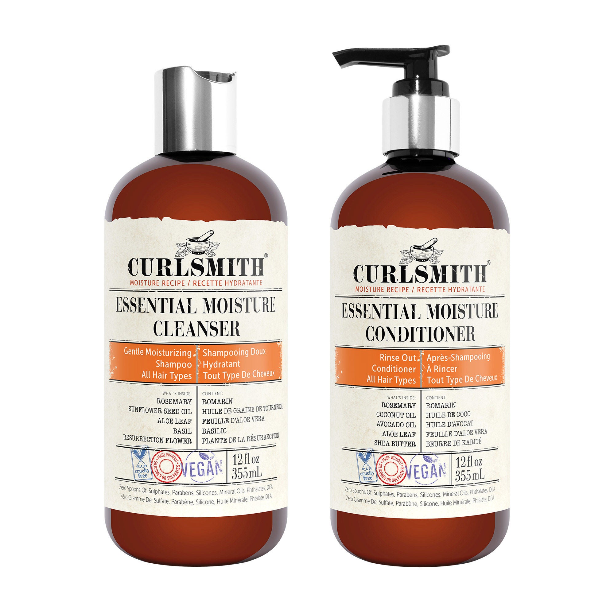 Curlsmith Essential Moisture Cleanser 12 fl oz + Essential