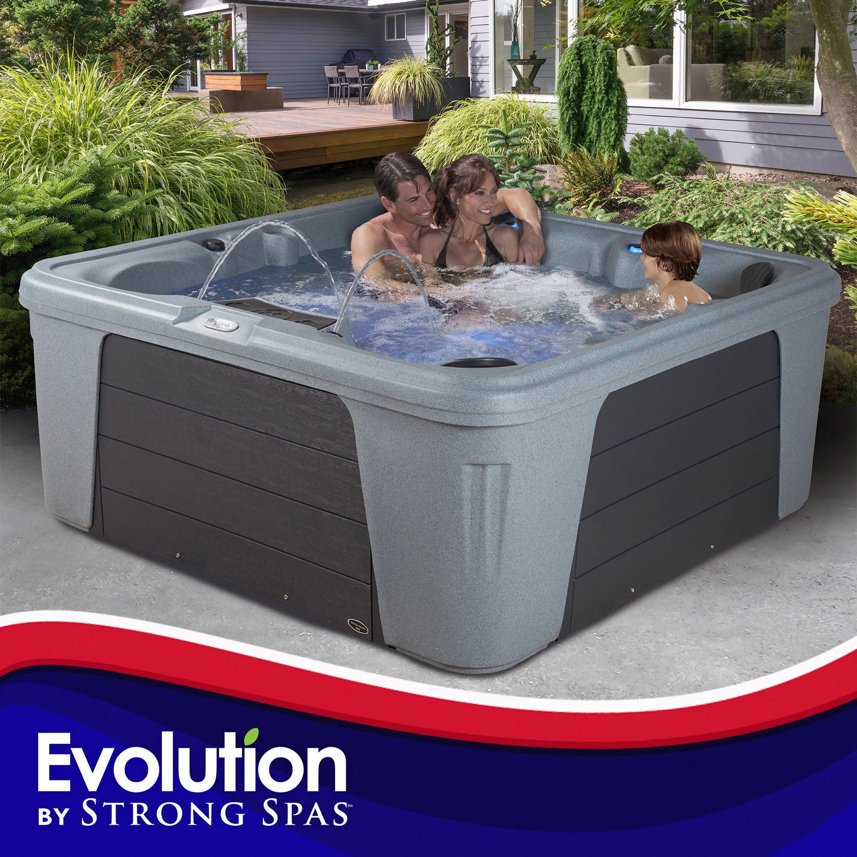 Evolution By Strong Spas West Port 40-jet, 6 or 7-person