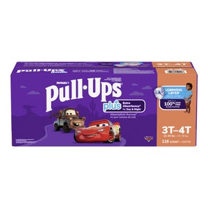 Huggies Pull-Ups Plus Training Pants 3T to 4T Boy 116-pack