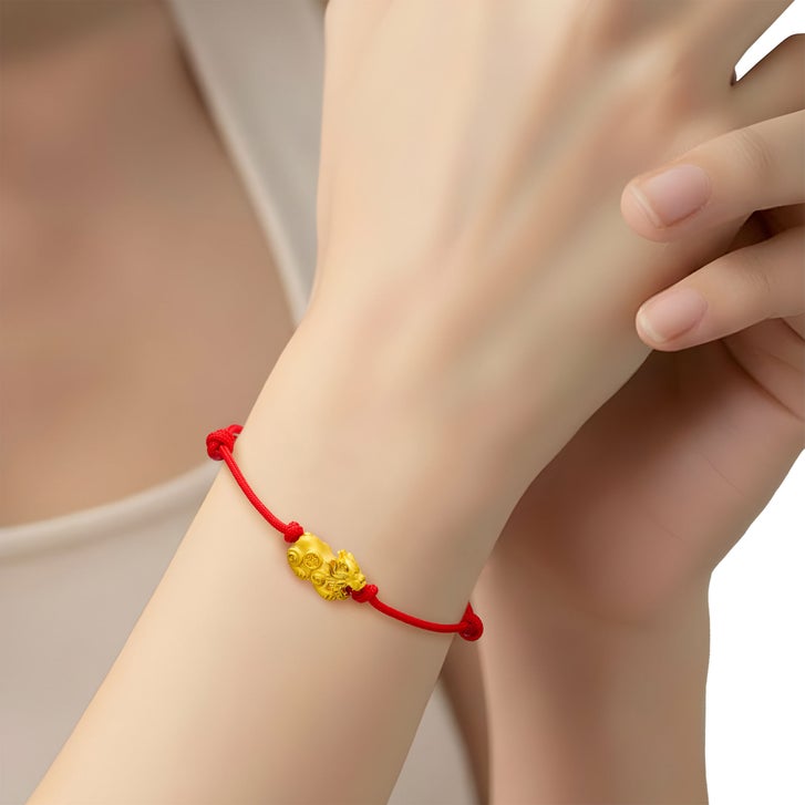 24kt Yellow Gold Pixiu Bracelet | Costco