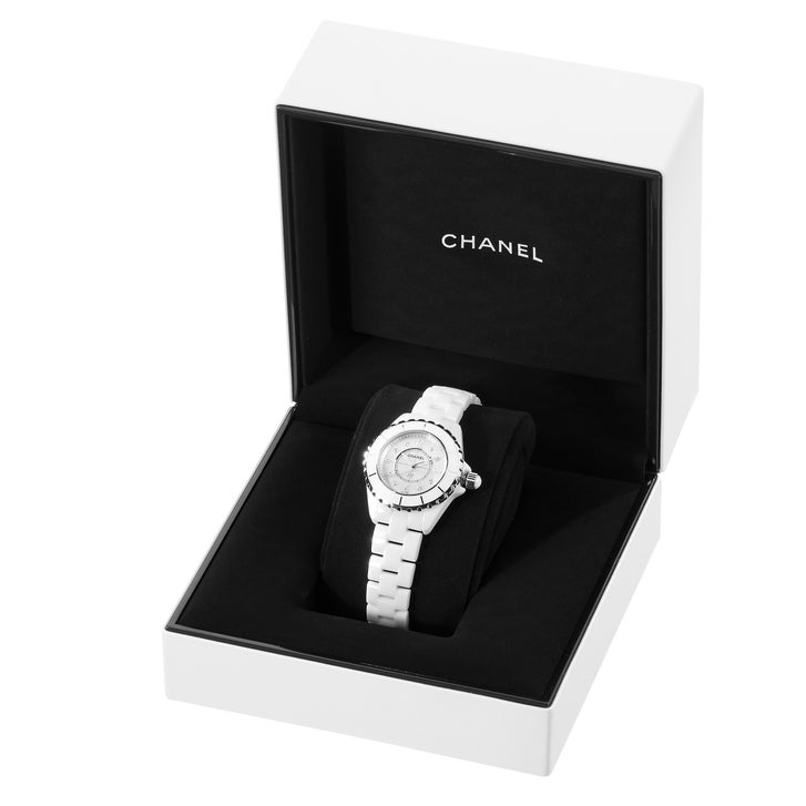 Chanel J12 Mother of Pearl Dial Ceramic Ladies Quartz Watch | Costco