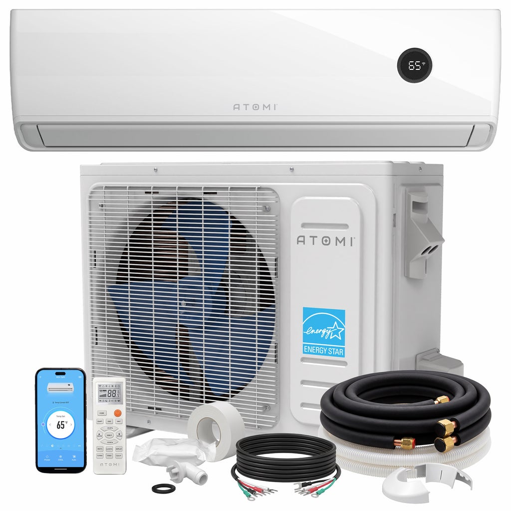 Atomi Smart 18K BTU Tempestas Inverter Ductless Mini-Split Air ...