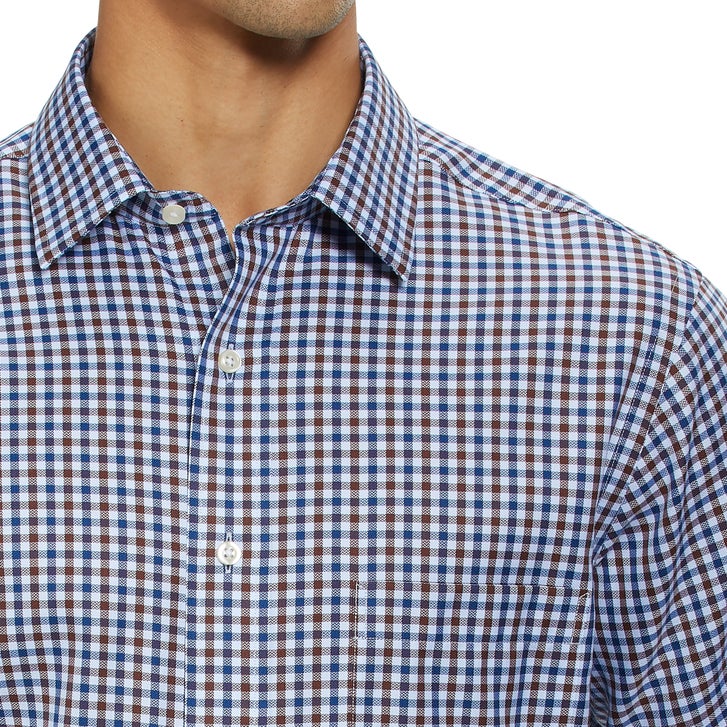 tailored fit dress shirts Shirt in White Classic and Elegance S resistant buttons add to its durability Men's Big & Tall Wilkes