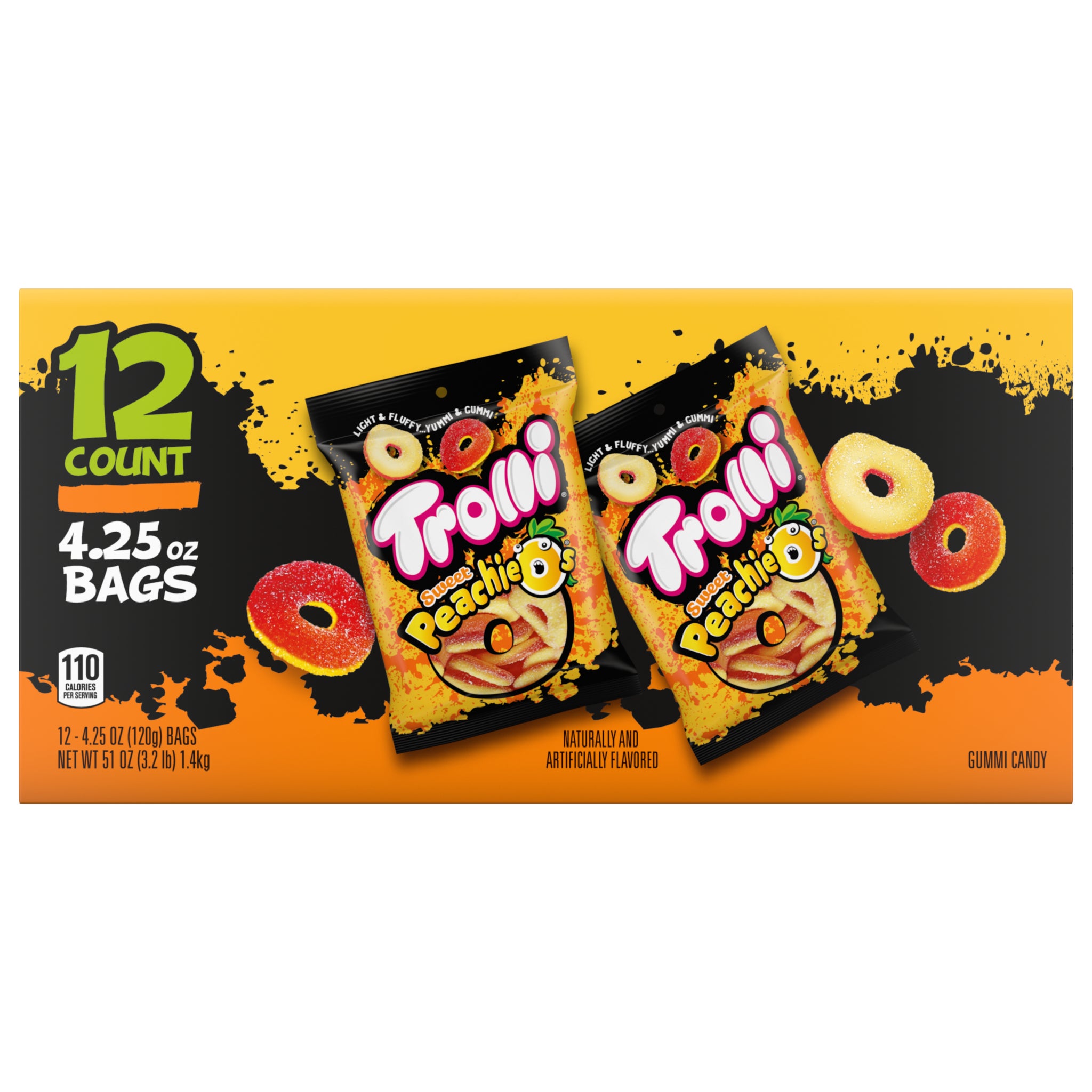 Trolli Peachie O's, 4.25 oz, 12-count | Costco