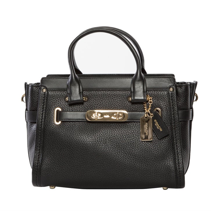 バッグ Coach Coach Swagger 27 Satchel, Black | Costco