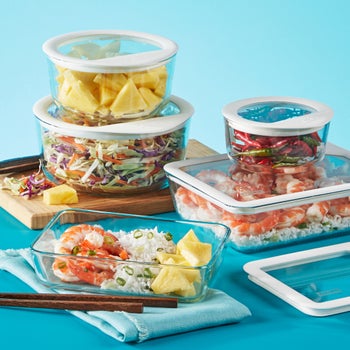 Pyrex 10pc Ultimate Glass Food Storage Set