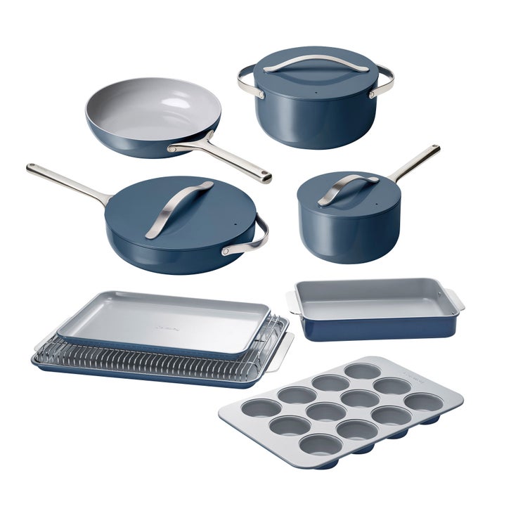 Caraway 11-piece Ceramic Non-Stick Cookware & Bakeware Set | Costco