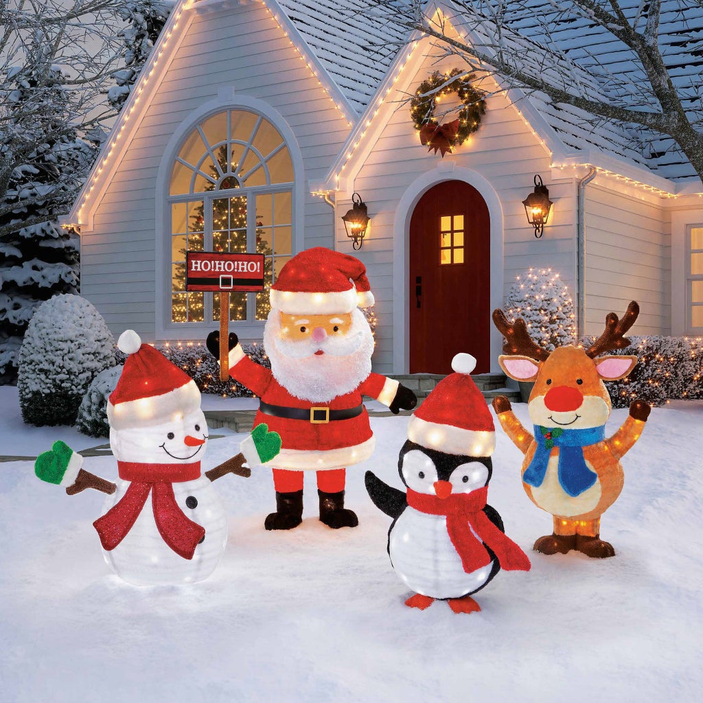 Christmas Santa and Friends with LED Lights | Costco