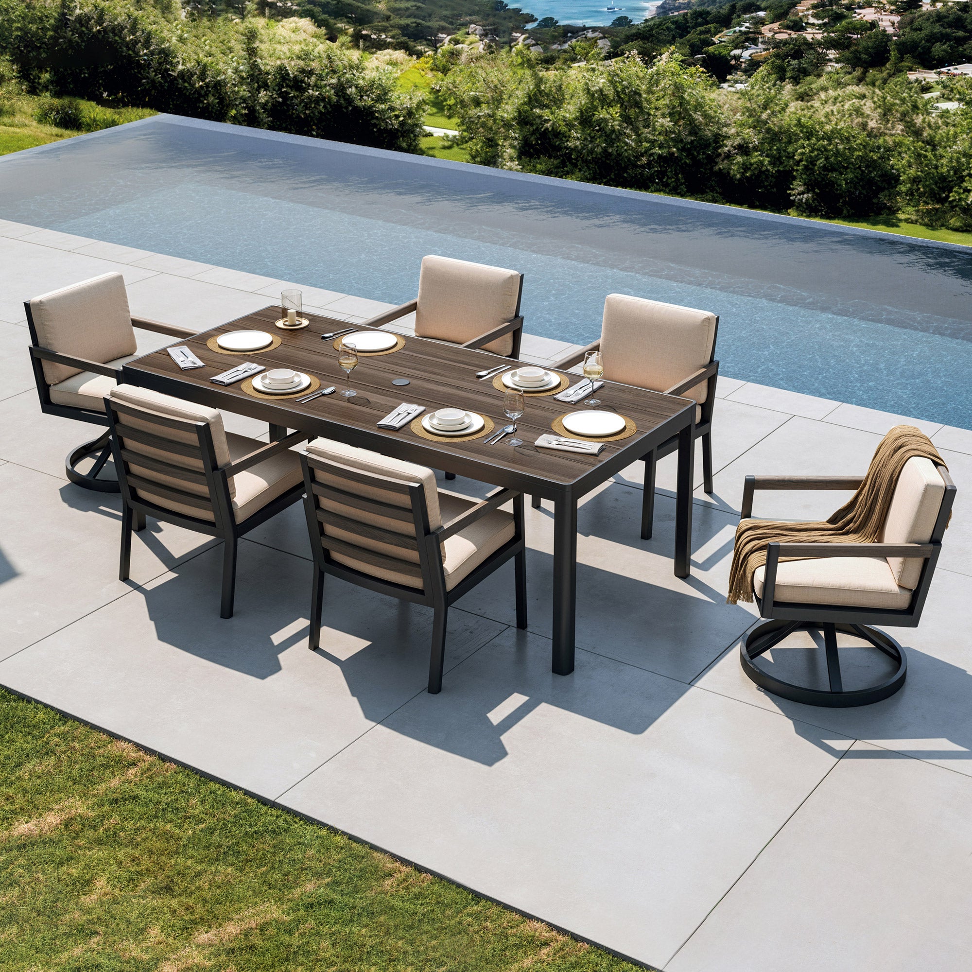 Mirador Prado 7-piece Outdoor Patio Dining Set | Costco