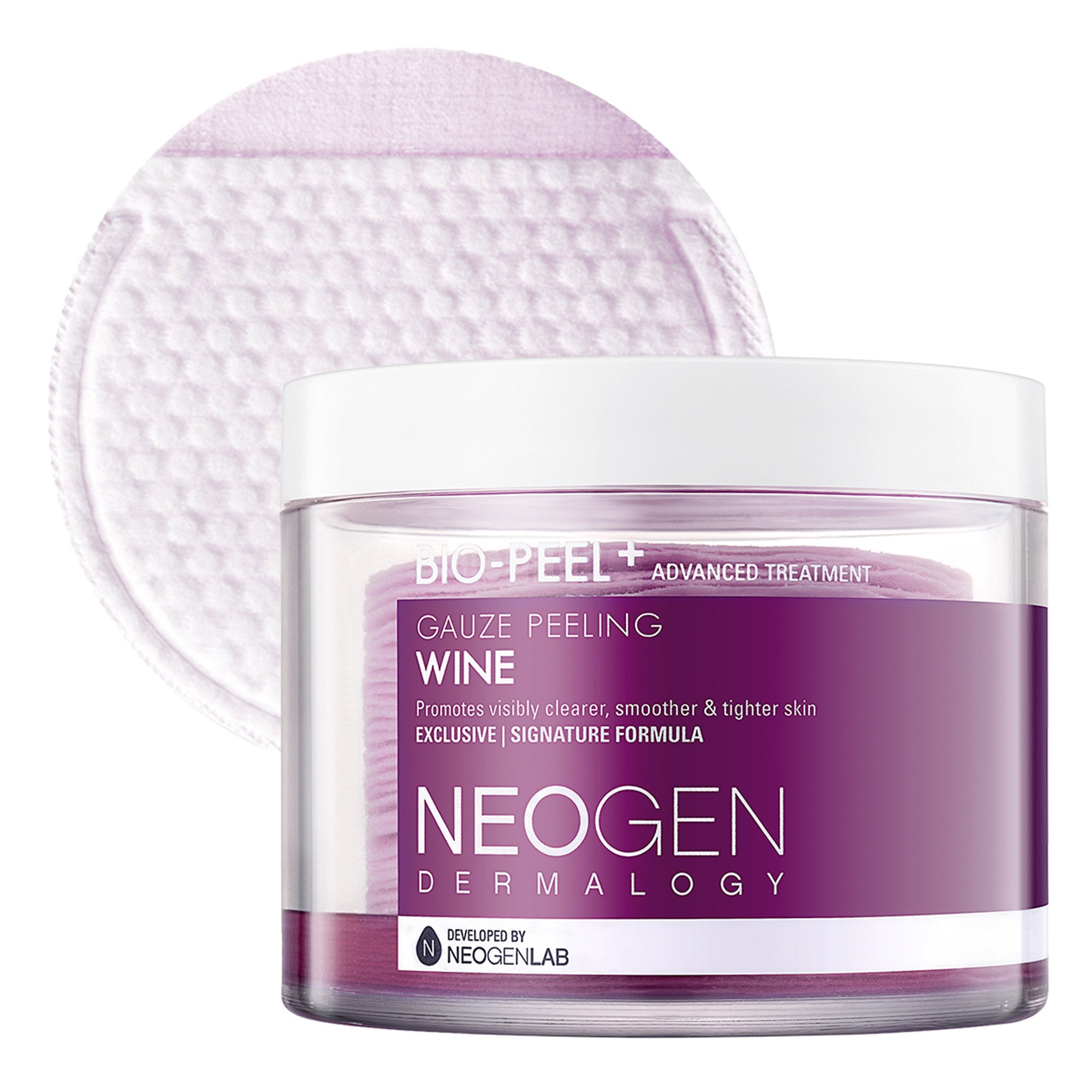 NEOGEN Dermalogy Bio-Peel Gauze Peeling Wine Pads, 30-count, 2