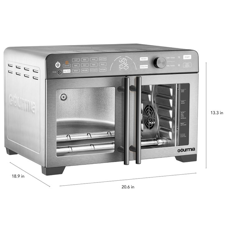 Gourmia XL 13-In-1 French Door Countertop Oven with Air Fry and
