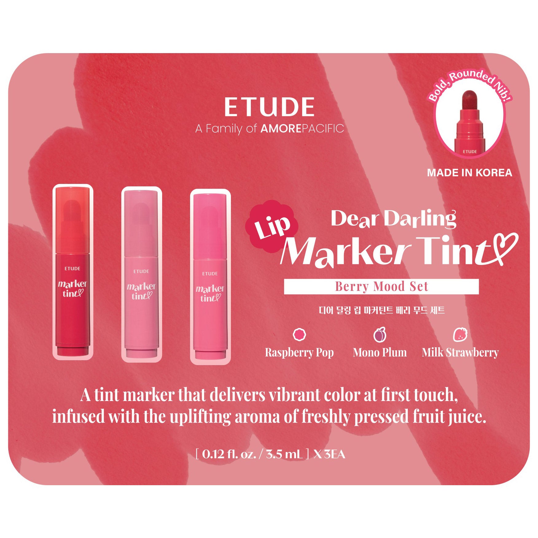 ETUDE DEAR DARLING MARKER TINT 3PK