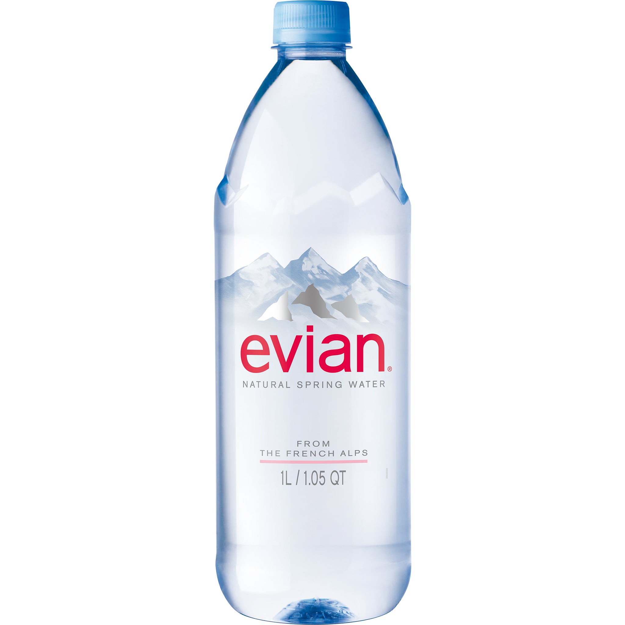 Evian Natural Spring Water, 33.8 fl oz, 12-count