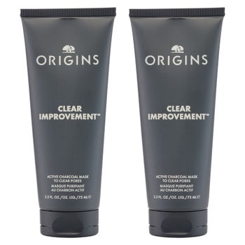Origins Clear Improvement Active Charcoal Mask, 2.5 fl oz, 2-pack