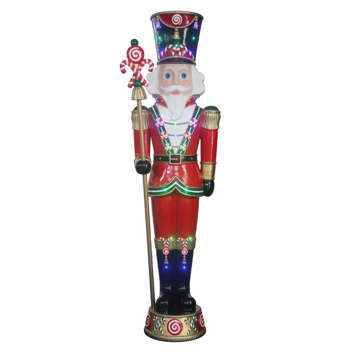 8' Nutcracker with LED Lights and Music | Costco