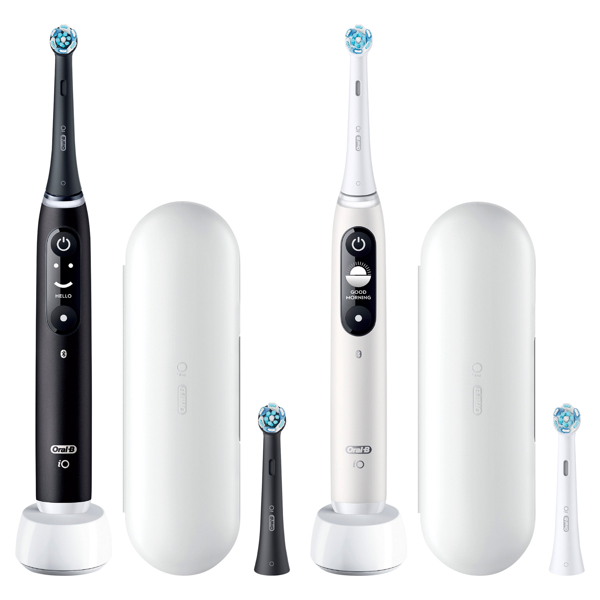 Oral-B iO Series 6 Ultimate Clean Rechargeable Electric Toothbrush, 2-Pack
