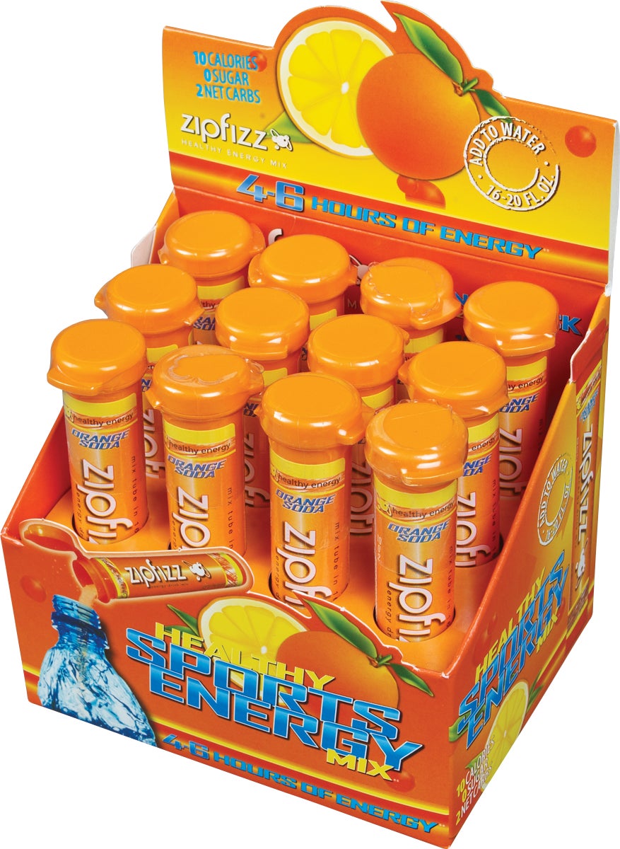 Zipfizz Healthy Sports Energy Drink Mix, Orange Soda, 12 ct | Costco