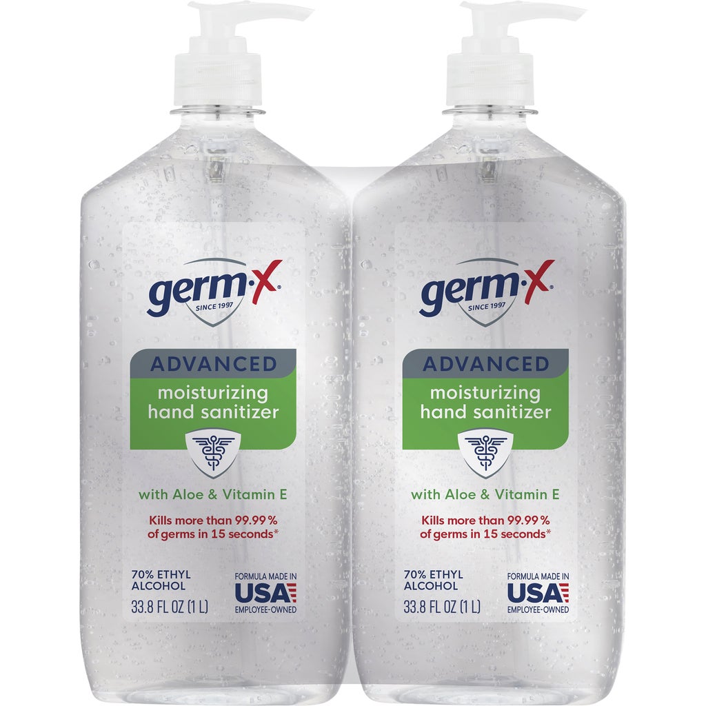【新品】Akima & Neos Germa Bite Super Germ-X Advanced Moisturizing Hand Sanitizer Gel, Unscented, 33.8