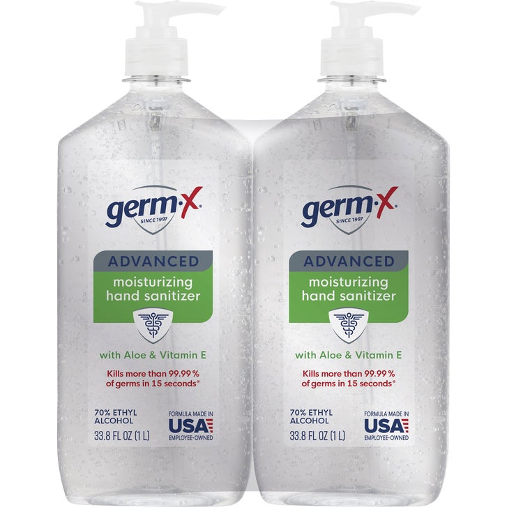 Germ-X Advanced Moisturizing Hand Sanitizer Gel, Unscented, 33.8 Germ-X Advanced Moisturizing Hand Sanitizer Gel, Unscented, 33.8