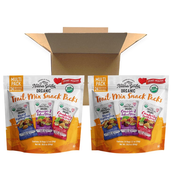 Nature's Garden Organic Trail Mix 24-count, 2-pack | Costco
