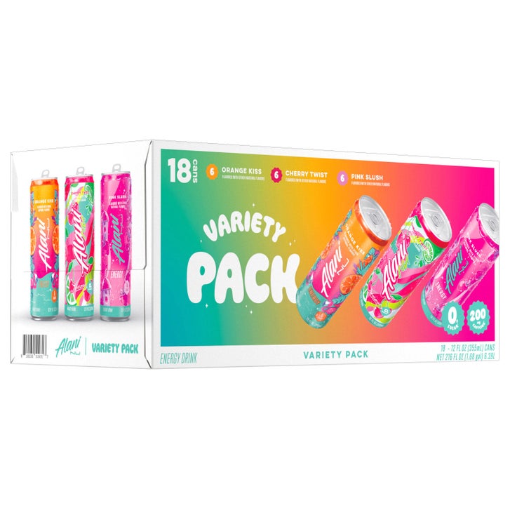 Alani Nu Energy Drink, Variety Pack, 12 fl oz, 18-count | Costco